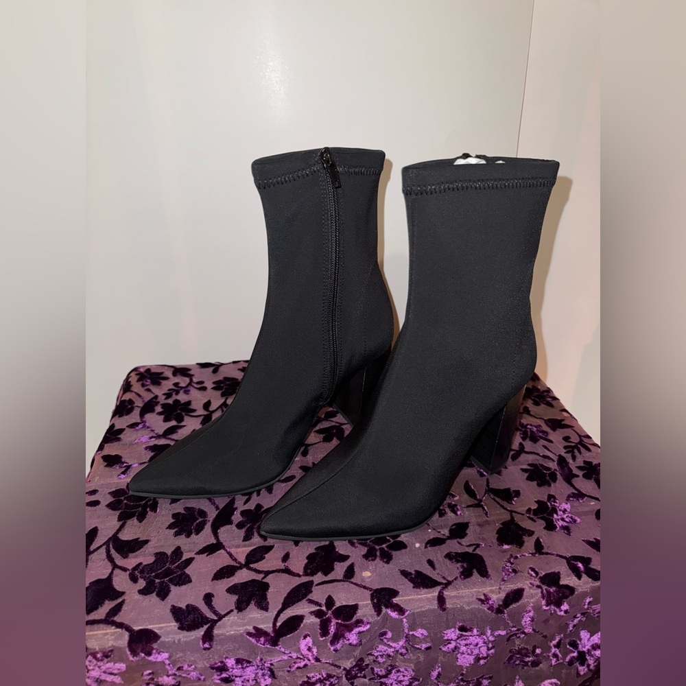 Black ankle boots